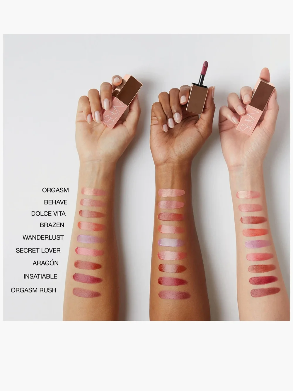 NARS Afterglow Liquid Blush In Brazen NIB